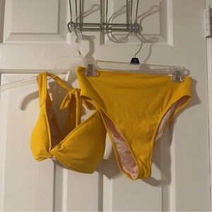 Yellow Shade & Shore Bikini Set